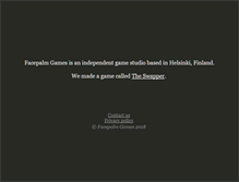 Tablet Screenshot of facepalmgames.com